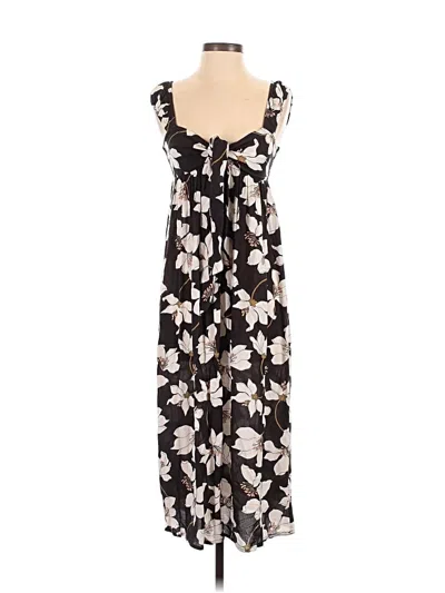 Pre-owned Volcom Casual Dress In Black
