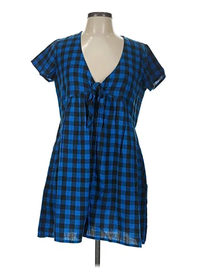 Pre-owned Volcom Casual Dress In Blue