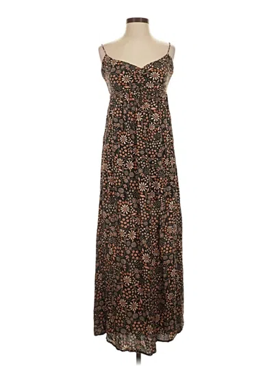Pre-owned Volcom Casual Dress In Brown