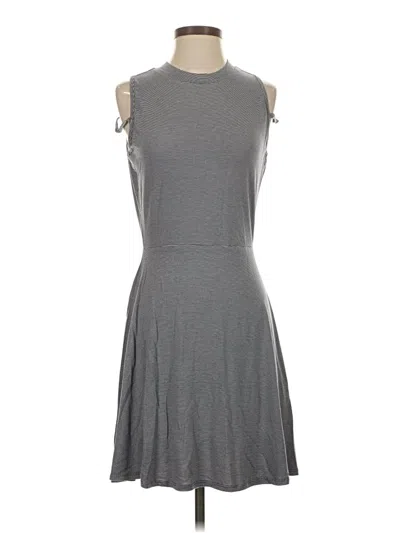 Pre-owned Volcom Casual Dress In Gray