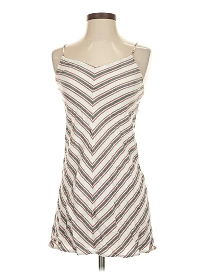 Pre-owned Volcom Casual Dress In Gray