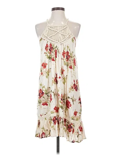 Pre-owned Volcom Casual Dress In Ivory