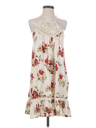 Pre-owned Volcom Casual Dress In Ivory