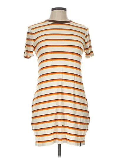 Pre-owned Volcom Casual Dress In Orange