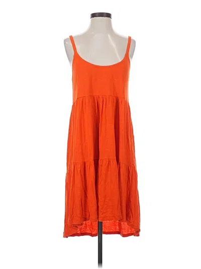Pre-owned Volcom Casual Dress In Orange