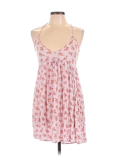 Pre-owned Volcom Casual Dress In Pink