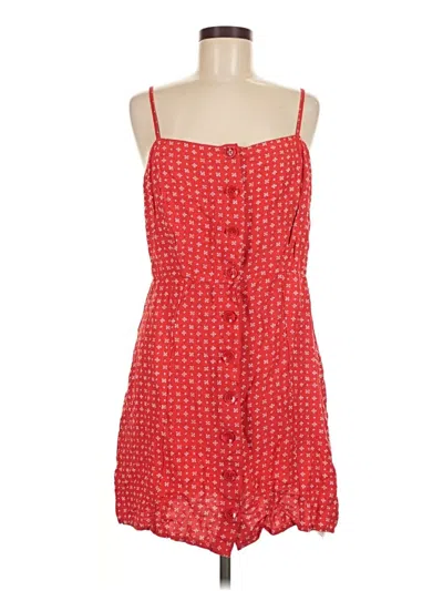 Pre-owned Volcom Casual Dress In Red