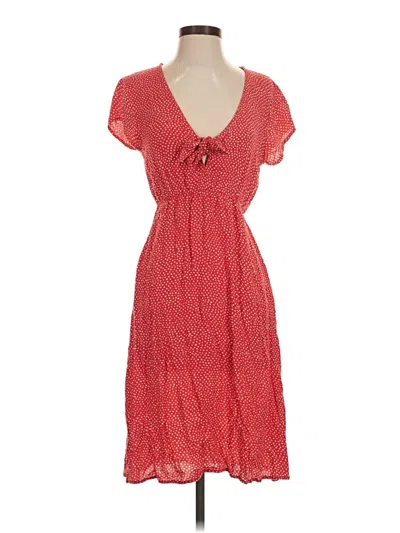 Pre-owned Volcom Casual Dress In Red