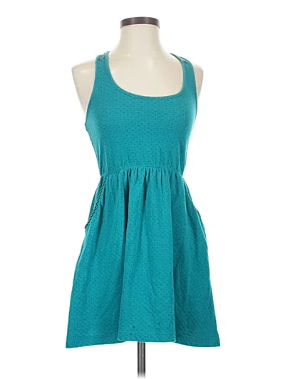 Pre-owned Volcom Casual Dress In Teal