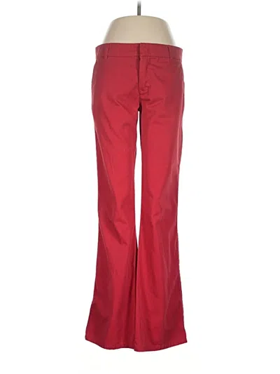 Pre-owned Volcom Casual Pants In Red