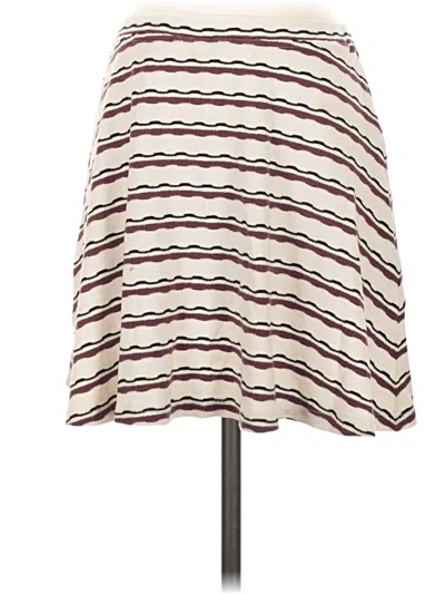 Pre-owned Volcom Casual Skirt In Burgundy
