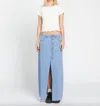 Volcom Chill Trap Skirt In China Blue In Blue