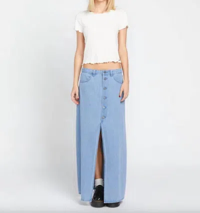 Volcom Chill Trap Skirt In China Blue