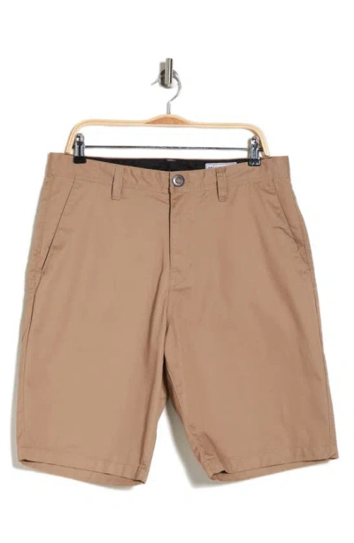 Volcom Chino Shorts In Khaki