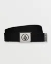 Volcom Circle Web Belt In Black