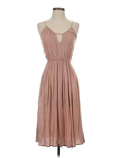 Pre-owned Volcom Cocktail Dress In Brown