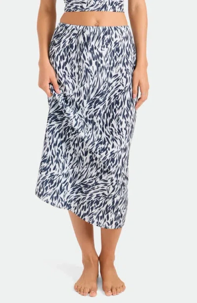 Volcom Coco Ho Sandy Cover-up Skirt In Blue