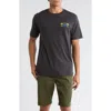 Volcom Cosmic Root Cotton Graphic T-shirt In Black