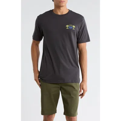Volcom Cosmic Root Cotton Graphic T-shirt In Black