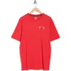 Volcom Cosmic Root Cotton Graphic T-shirt In Red