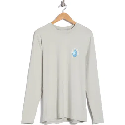 Volcom Crawdad Long Sleeve Performance Shirt In Gray
