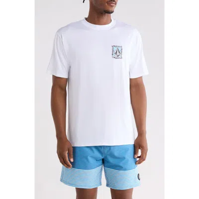 Volcom Crawdad Short Sleeve T-shirt In White