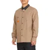 Volcom Debasser Cotton Stretch Canvas Button-up Overshirt