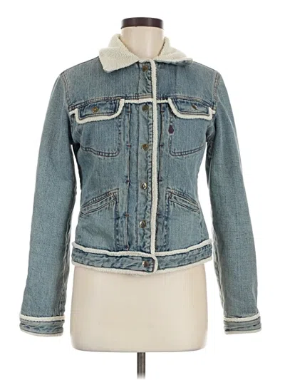 Pre-owned Volcom Denim Jacket In Blue