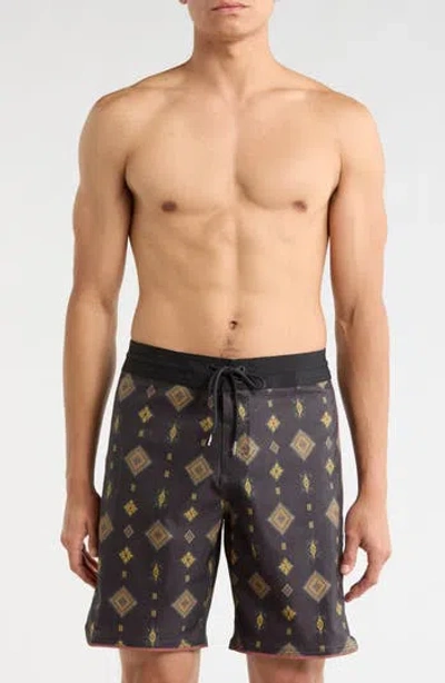Volcom Desert Dobby Stoney Board Shorts In Blue