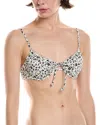 Volcom Ditsy Daze Underwire Bikini Top In Multi