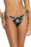 Volcom Dream In Bloom Rib Bikini Bottoms In Multi