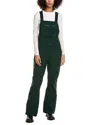 Volcom Elm Stretch Gore Bib Overall In Green