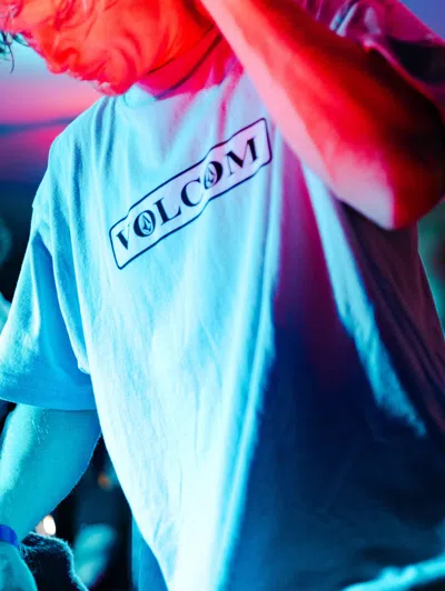 Volcom Entertainment Stone Short Sleeve Tee - Celestial Blue In Multi