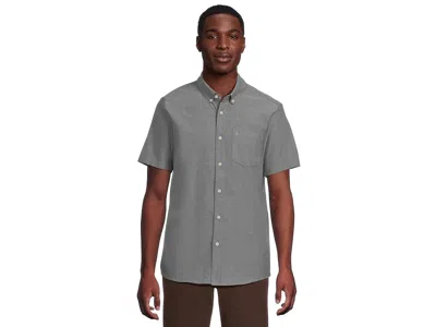 Volcom Everett Oxford Short Sleeve In Black