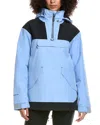 Volcom Fern Insulated Gore Pullover In Blue