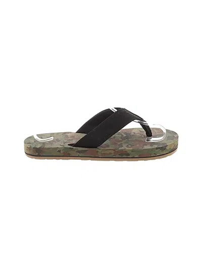 Pre-owned Volcom Kids' Flip Flops In Black
