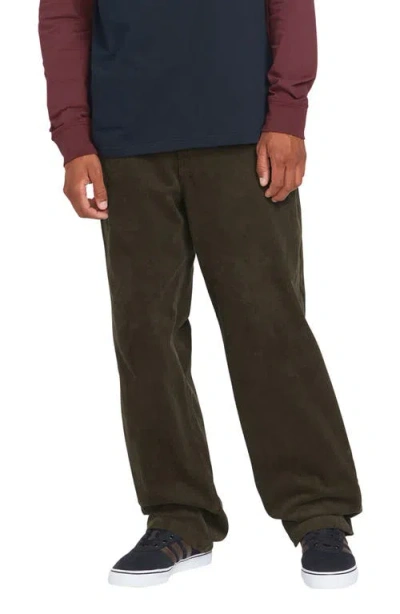 Volcom Frickin' Loose Tapered Corduroy Pants In Wren