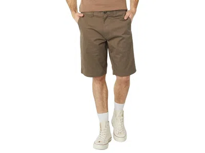 Volcom Frickin Modern Stretch Short In Brown