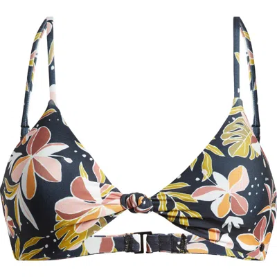 Volcom Fronds Forever Bikini Top In Multi