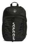 Volcom Front Side Backpack In Black