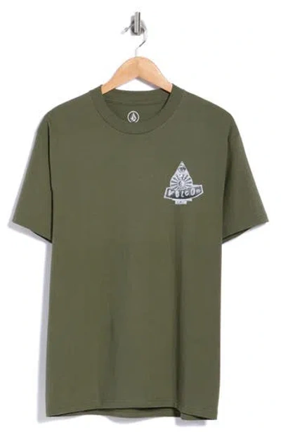 Volcom High Frequency Cotton Graphic T-shirt In Multi