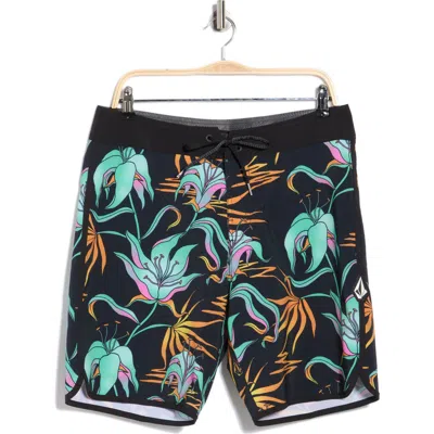 Volcom Infuse Swim Trunks In Multi