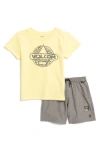 Volcom Kids'  Jersey Graphic T-shirt & Shorts Set In Sea Spray