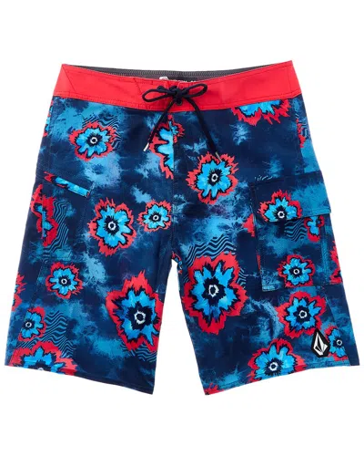 Volcom July 4th Mod Swim Trunk In Blue