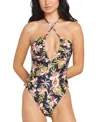 Volcom Fronds Forever One-piece Swimsuit In Multi