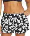 Volcom Midnight Lily 2 Cover-up Shorts In Black
