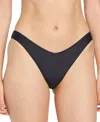 Volcom Juniors' Simply Seamless Cheeky Bikini Bottoms In Black