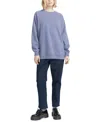 Volcom Juniors' Stone Magic Crewneck Sweatshirt In Denim