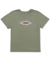 Volcom Juniors' Sunburst Crewneck Cotton Short-sleeve Baby T-shirt