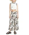 Volcom Juniors' Waverly Pull-on Wide-leg Pants In Sage
